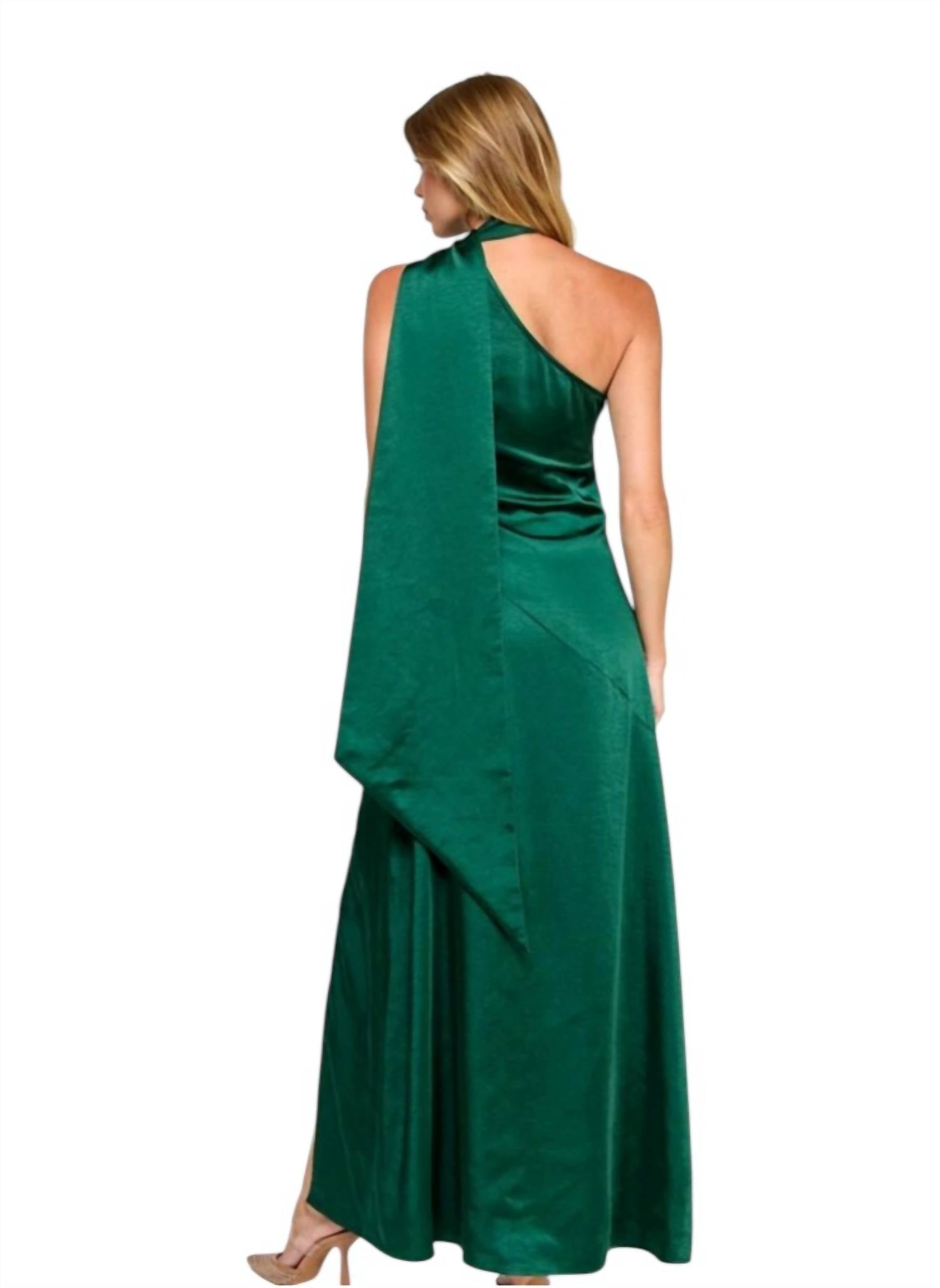 The Vintage Shop - Halter Neck Solid Maxi Dress