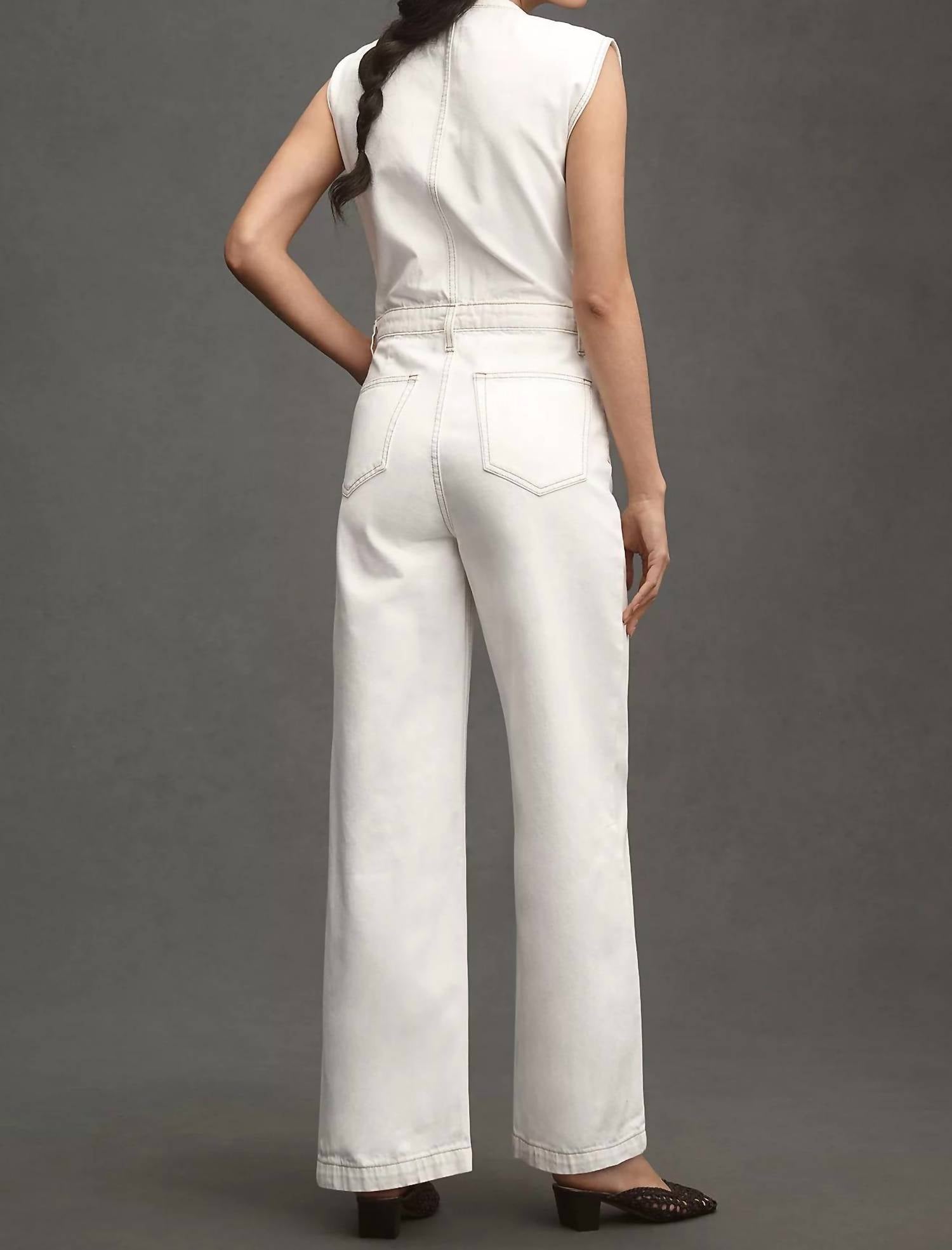 Etica - Camden V-neck Jumpsuit