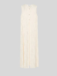 Forte Forte - Les Fils d' Argent Jacquard Sleeveless Duster