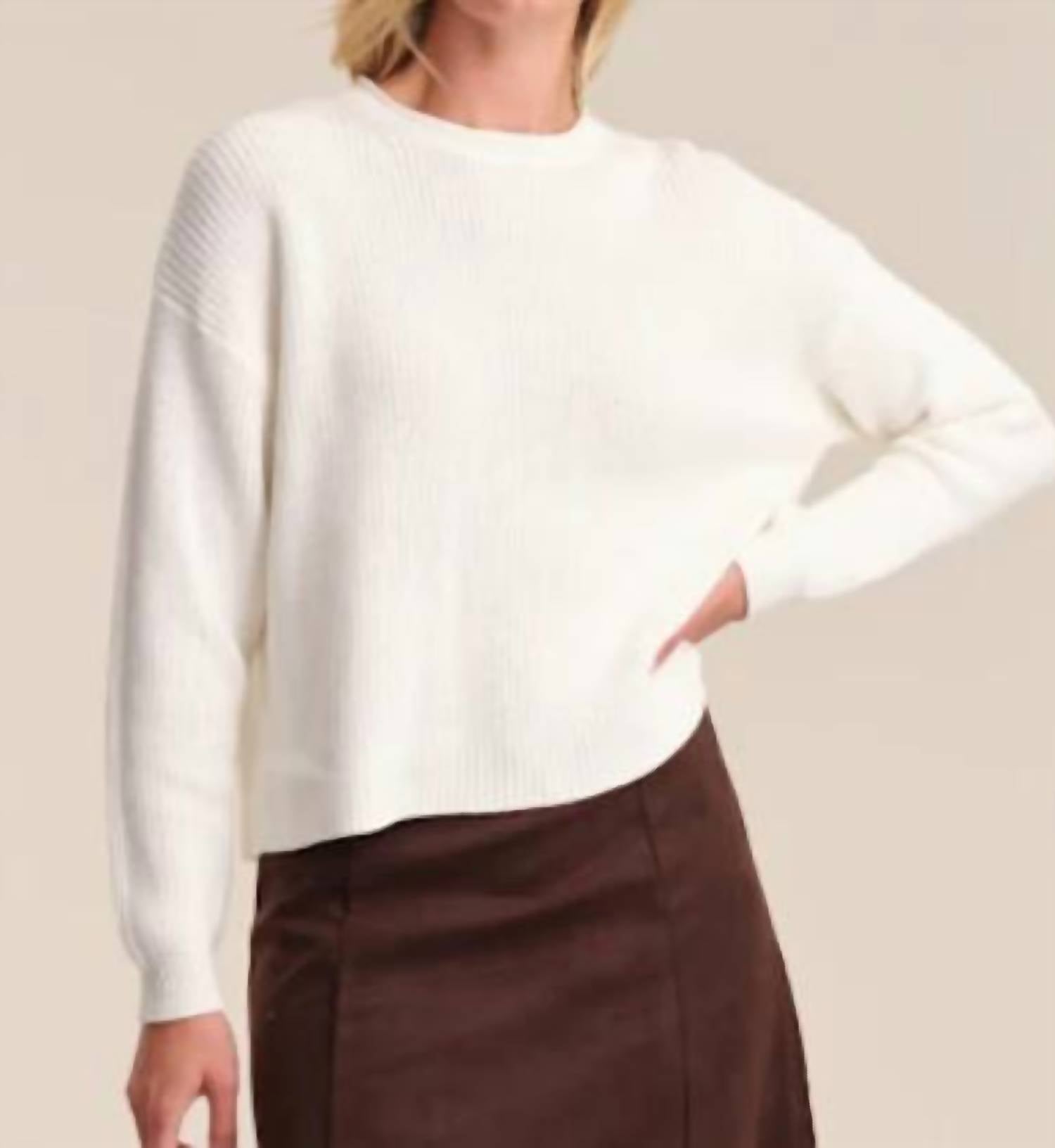 525 America - Daphne Cropped Pullover Sweater
