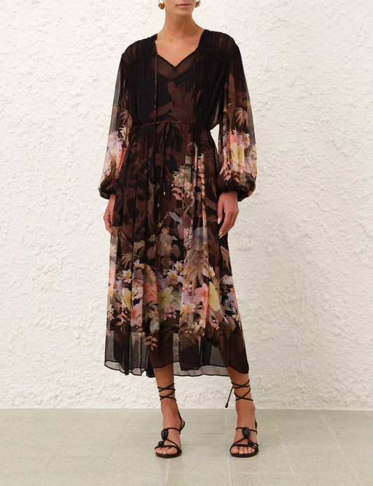 Zimmermann - Illuminate Drawn Sheath Dress