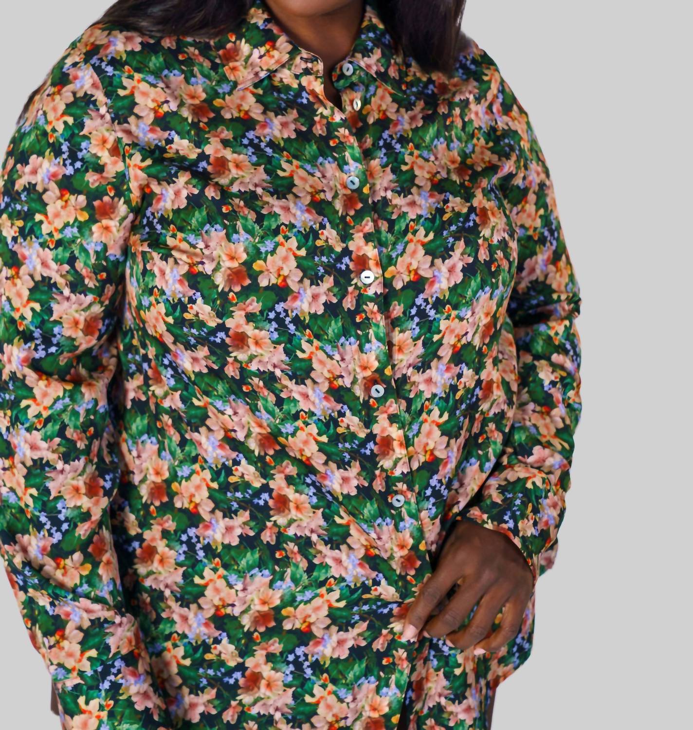 Vince - Wild Primrose Slim Fitted Blouse - Plus