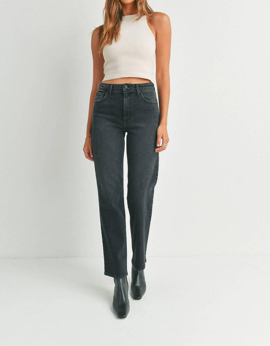 Just Black Denim - Full Length Straight Jean