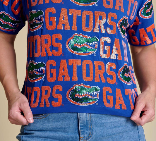 Stewart Simmons - The Sequin Repeat Tee Florida