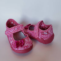 Renbut Shoes - Girl's Velcro Strap Mary Jane Casual Flat