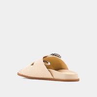 SHU SHOP Women's Bridget Sandal in bone woven - women's sandal - alternate view