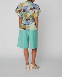 Stella Nova - Flowered Button-down Shirt