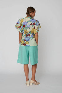 Stella Nova - Flowered Button-down Shirt