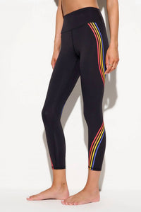 Spiritual Gangster - Prism Stripe Lotus Legging