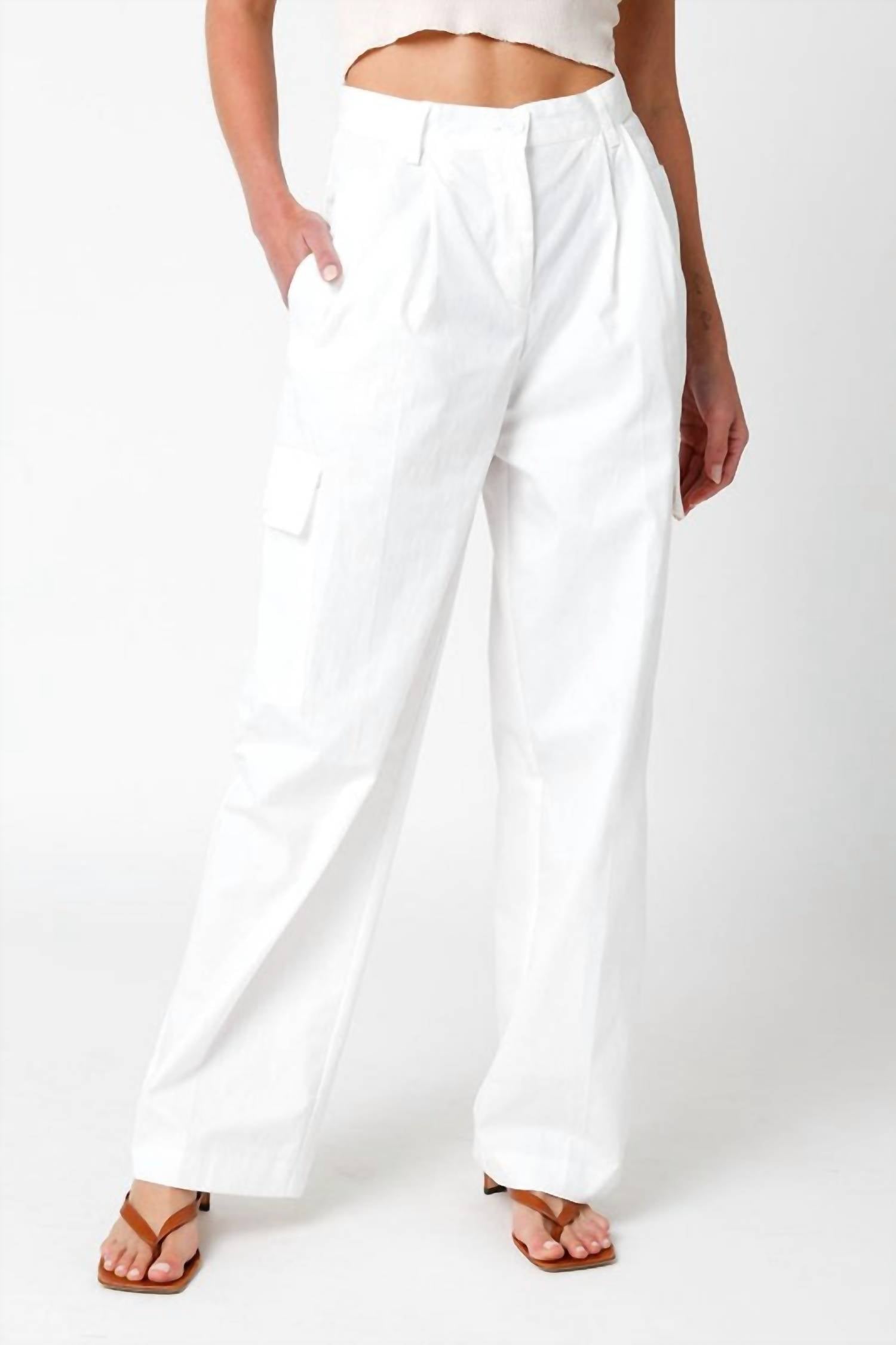 Olivaceous - Arwen Pleated Pants