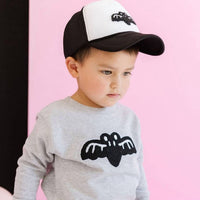 Sweet Wink - Boy's Bat Patch Sweatshirt