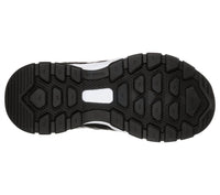Skechers Men's Queznell Shoes in black white - men's sneaker - alternate view