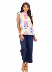 Mudpie - Kenzie Flounce Top