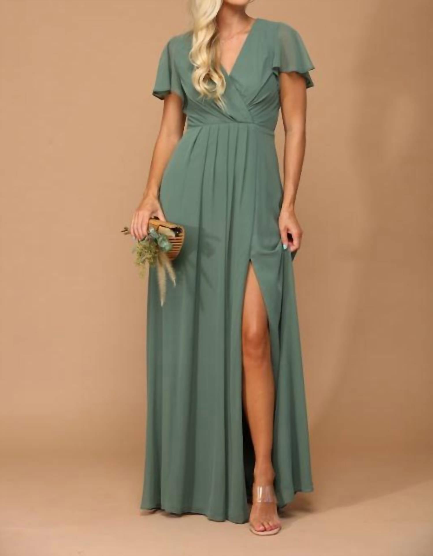 Eva - V-neck Maxi Dress