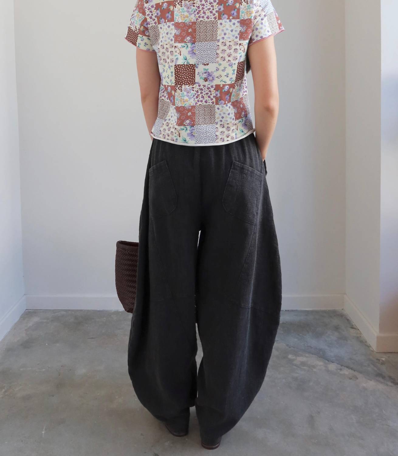Collective - Quilted Pattern Floral Tee Shirt