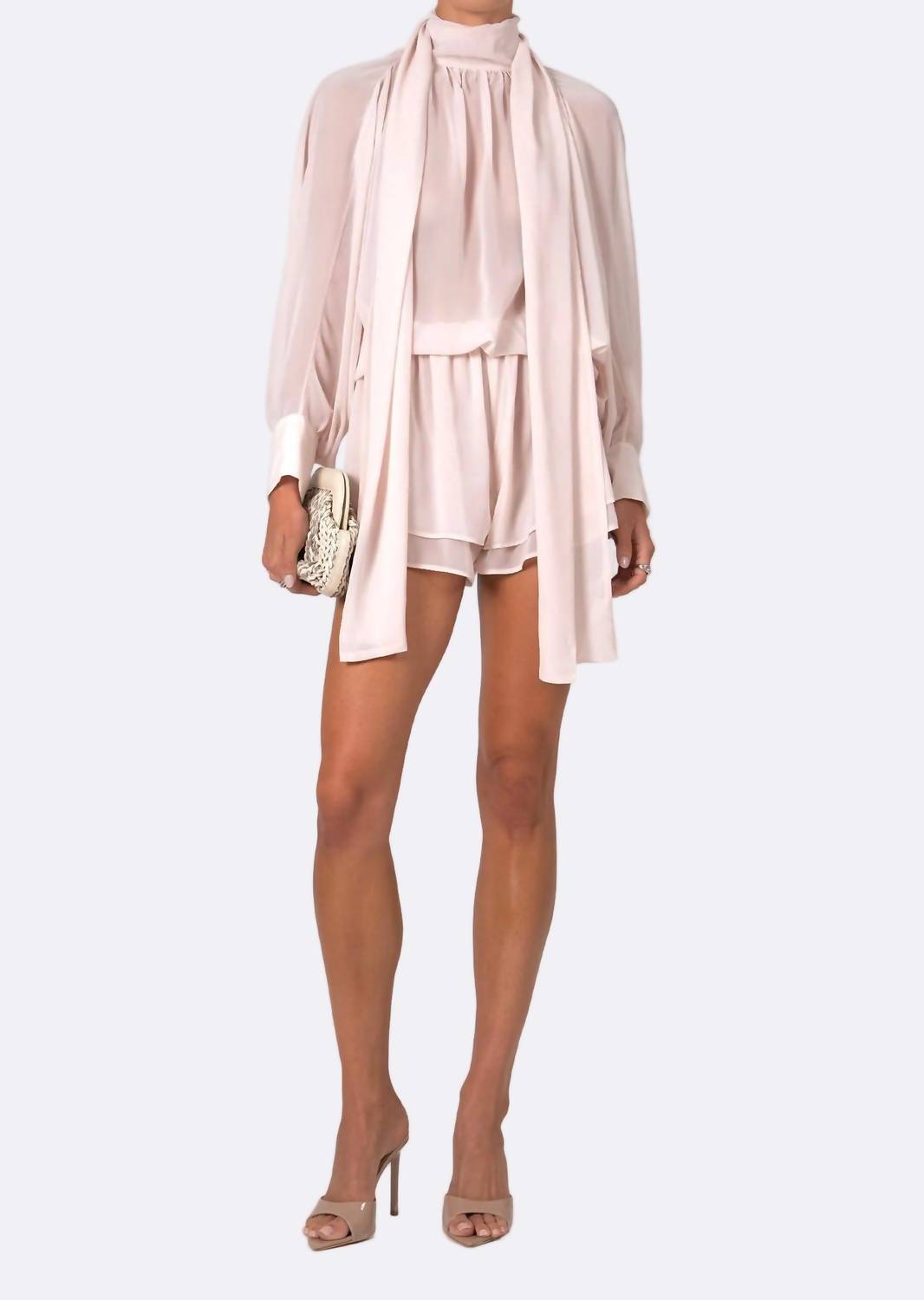 Nonchalant Label - Rowan Layered Chiffon Romper