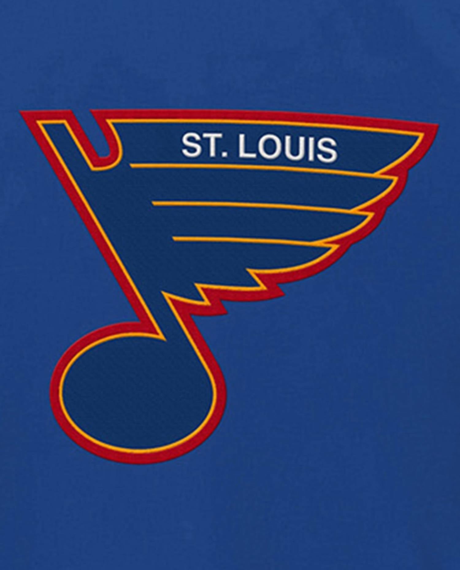 Starter - Men's St. Louis Blues The Breakaway Nylon Half-zip Jacket