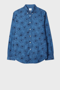 Paul Smith - Tailored-fit Floral Print Corduroy Shirt