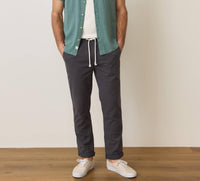 Marine Layer Sasha Saturday Stretch Beach Pant in faded black - men's pants