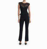Dodiee Mira Sweetheart Top in black - women's blouse - alternate view