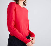 Summum - Crewneck Long Sleeve Top