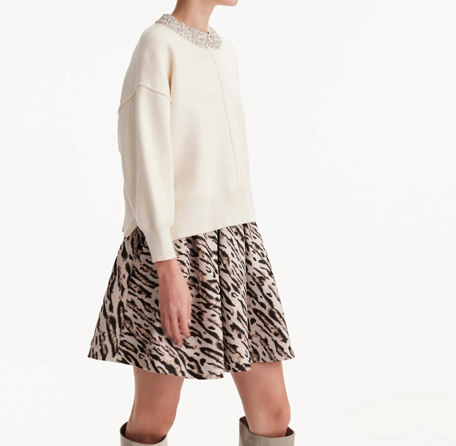 Theo The Label - Tyche Pleated Skirt