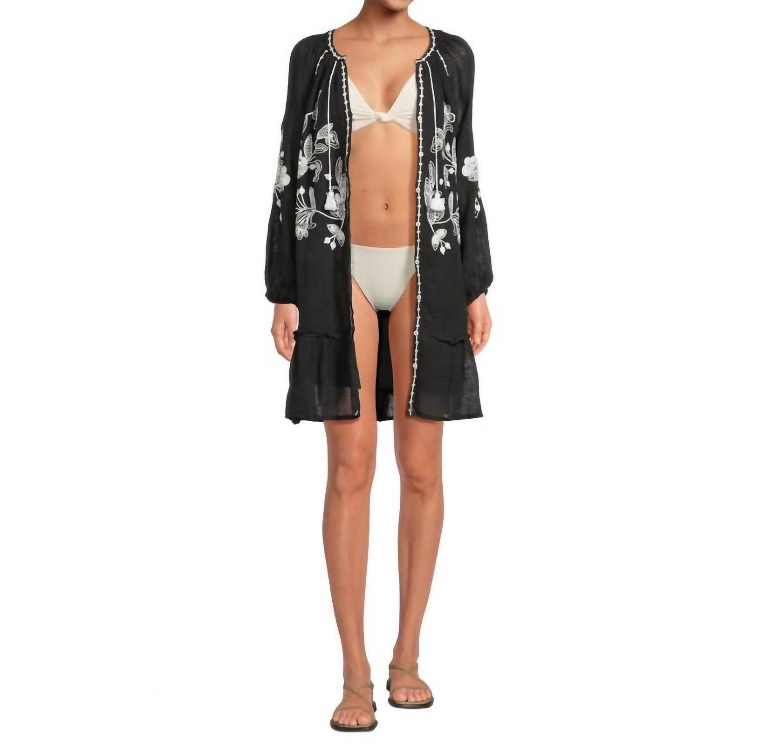 Tommy Bahama - Linen Gauze Tunic Coverup Dress