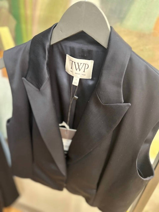 Twp - Women's Katie Cropped Suit Vest
