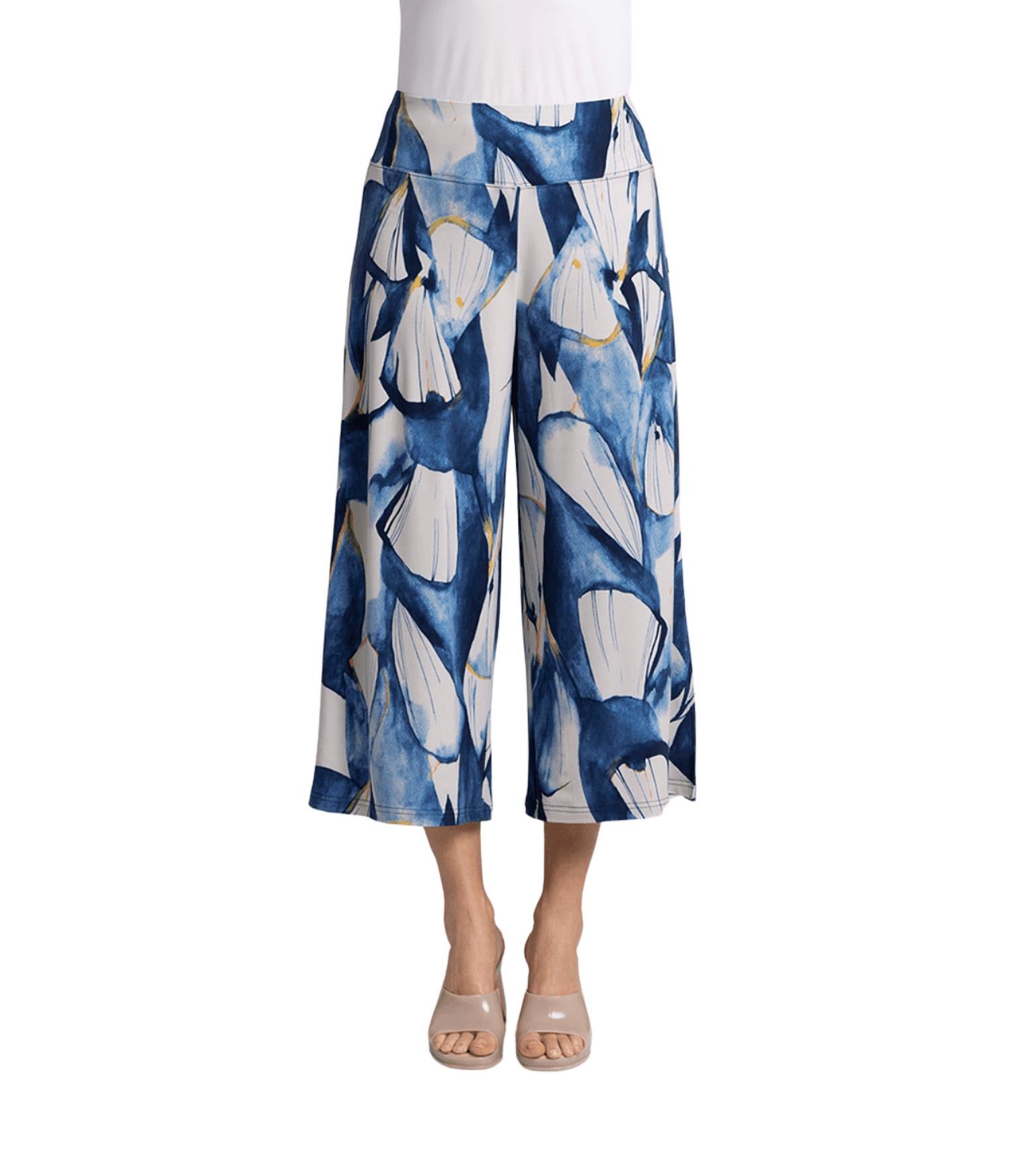 Sympli - Side Slit Wide Capri Pant