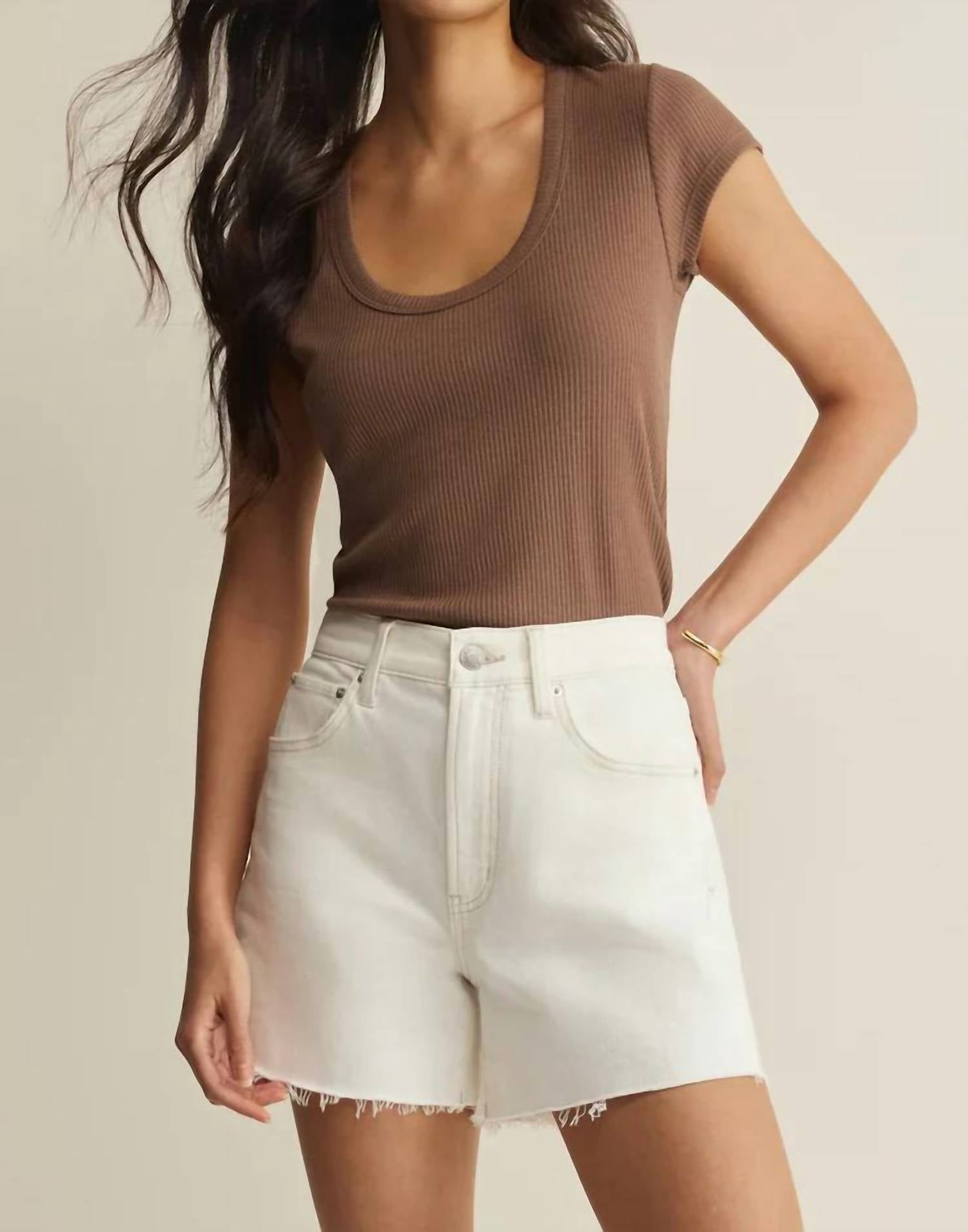 Z Supply - Leisurely Scoop Neck Tee