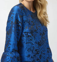 Joseph Ribkoff - Floral Print 3/4 Sleeves Trapeze Jacket