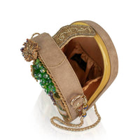 Mary Frances - Women's Country Beaded Wine Bottle And Glass Crossbody Bag