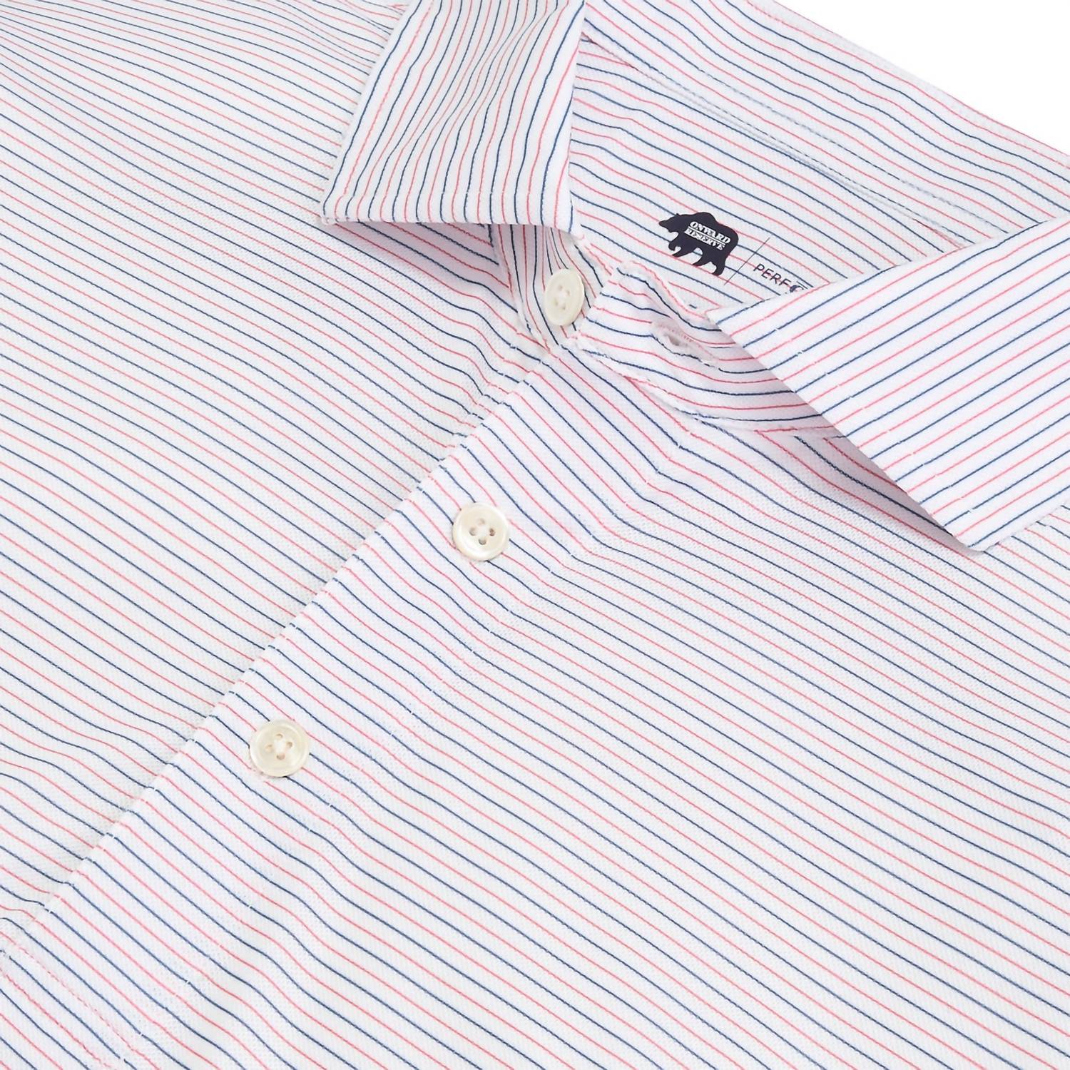 Onward Reserve - Men's Tour Stripe Performance Polo Shirt