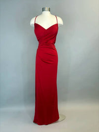 Faviana - Women's V Neck Prom Dress - Plus