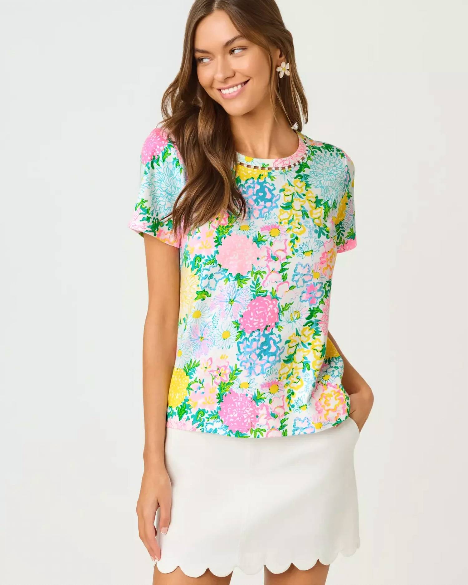 Lilly Pulitzer - Clairmont Pearl Knit Top