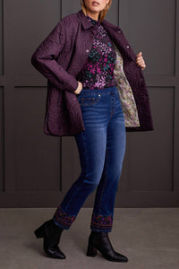 Tribal - Quilted Snapped Front Shacket