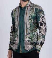 Barabas - Rage Look Rhinestone Long Sleeve Shirt