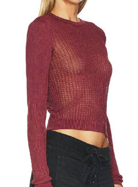 Free People - H2O Crew Open Knit Top