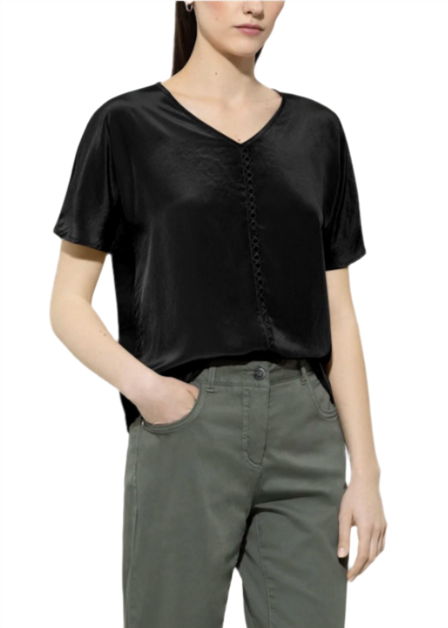 Luisa Cerano - Shimmer Techno Silk Top