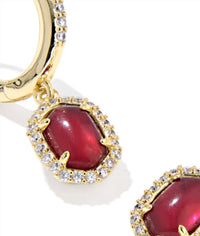Kendra Scott - Women's Daphne Crystal Frame Huggie Earrings