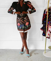 Little Secret Of Mine - Belted Blazer Dress