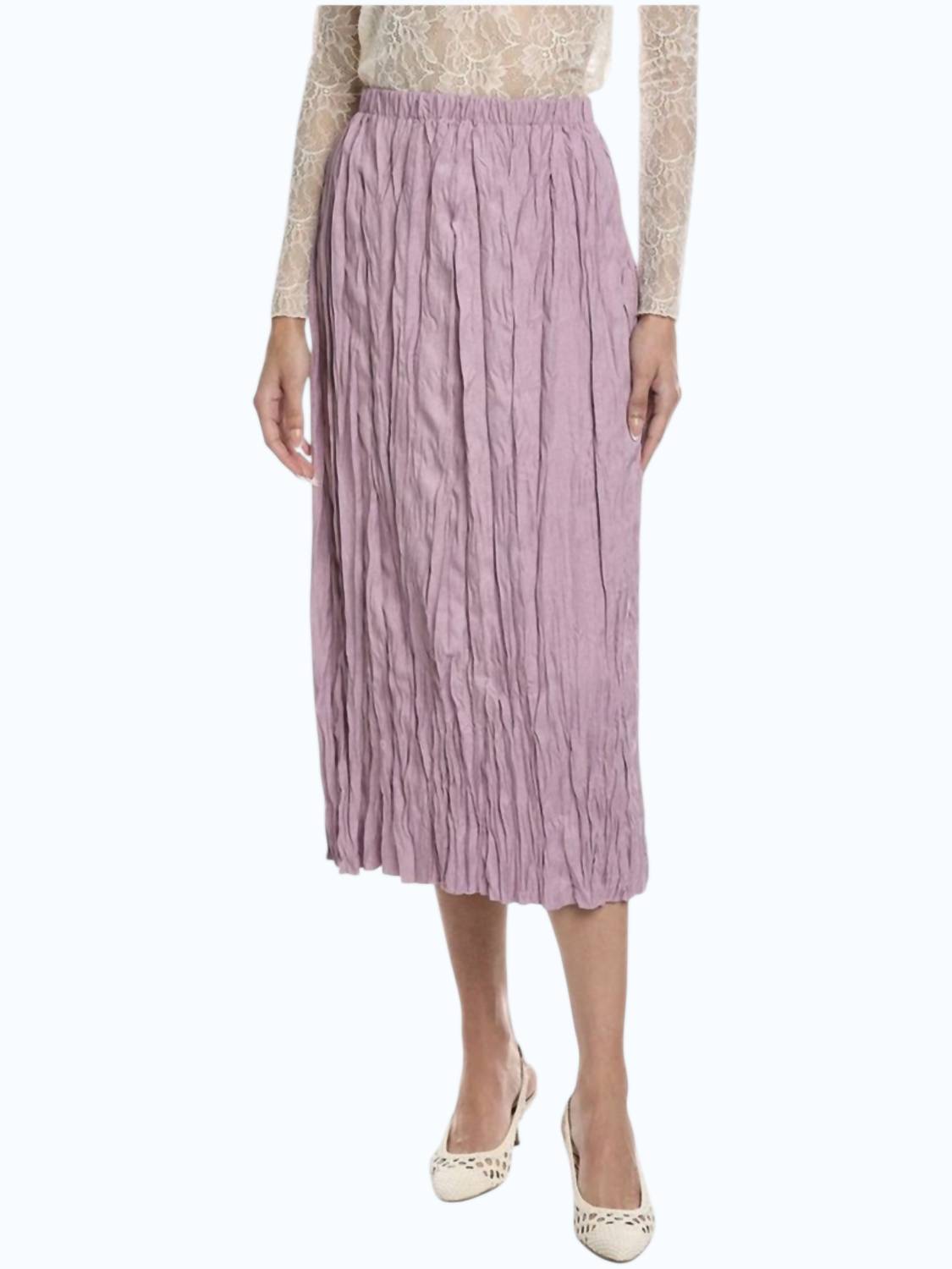 Lafayette 148 - Crinkled Midi Skirt