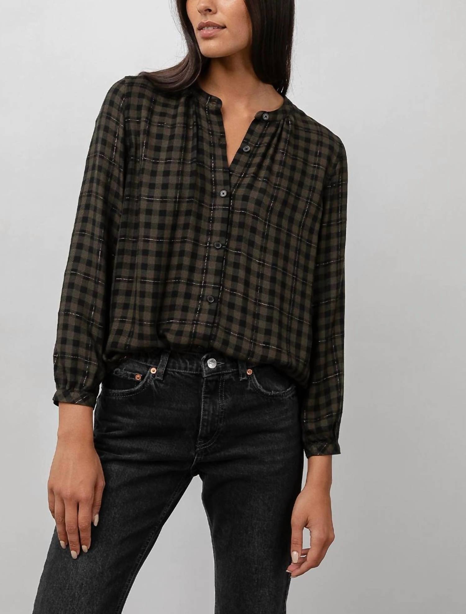 Rails ELOISE SHIRT in fern black - women's shirt