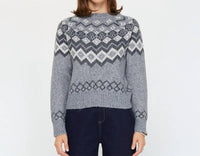 Current Air - Round Neck Fair Isle Sweater