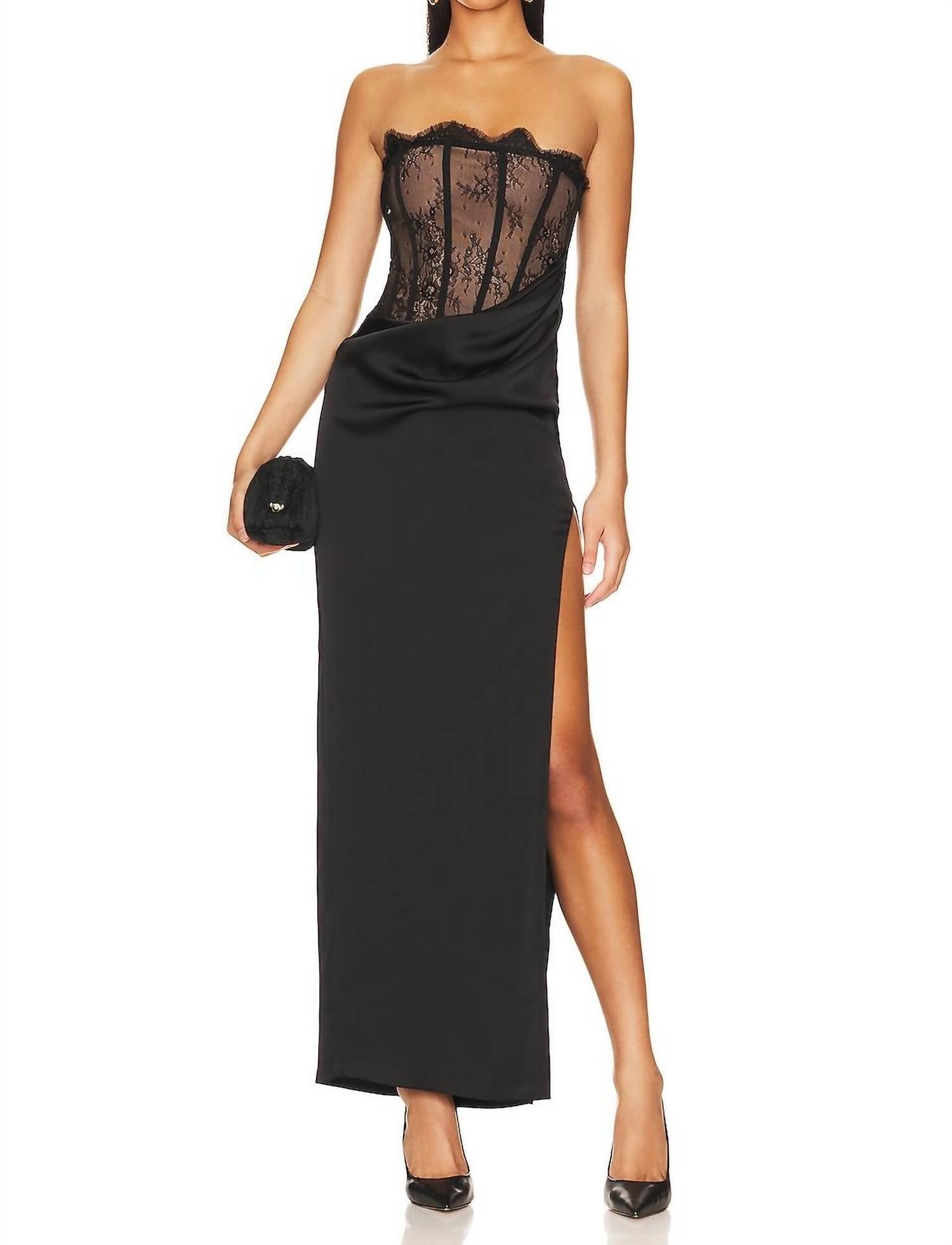 NBD Nalani Dress in black - women's dress