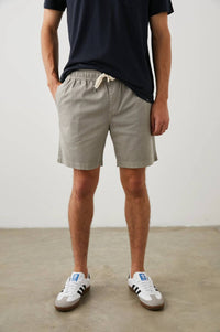 Rails Cruz Military-inspired Short in washed grey - men's shorts