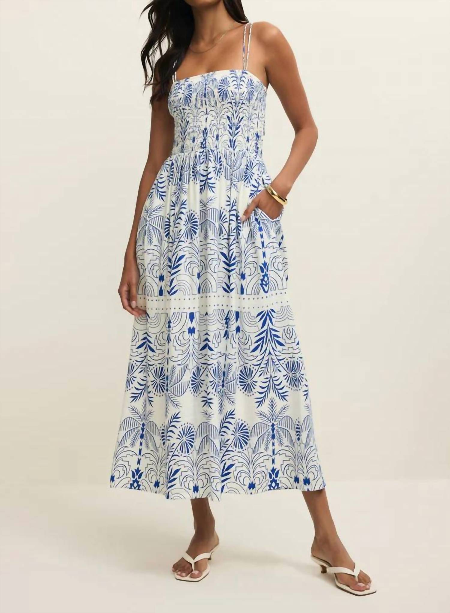 Z Supply - Nadine Palm Midi Dress