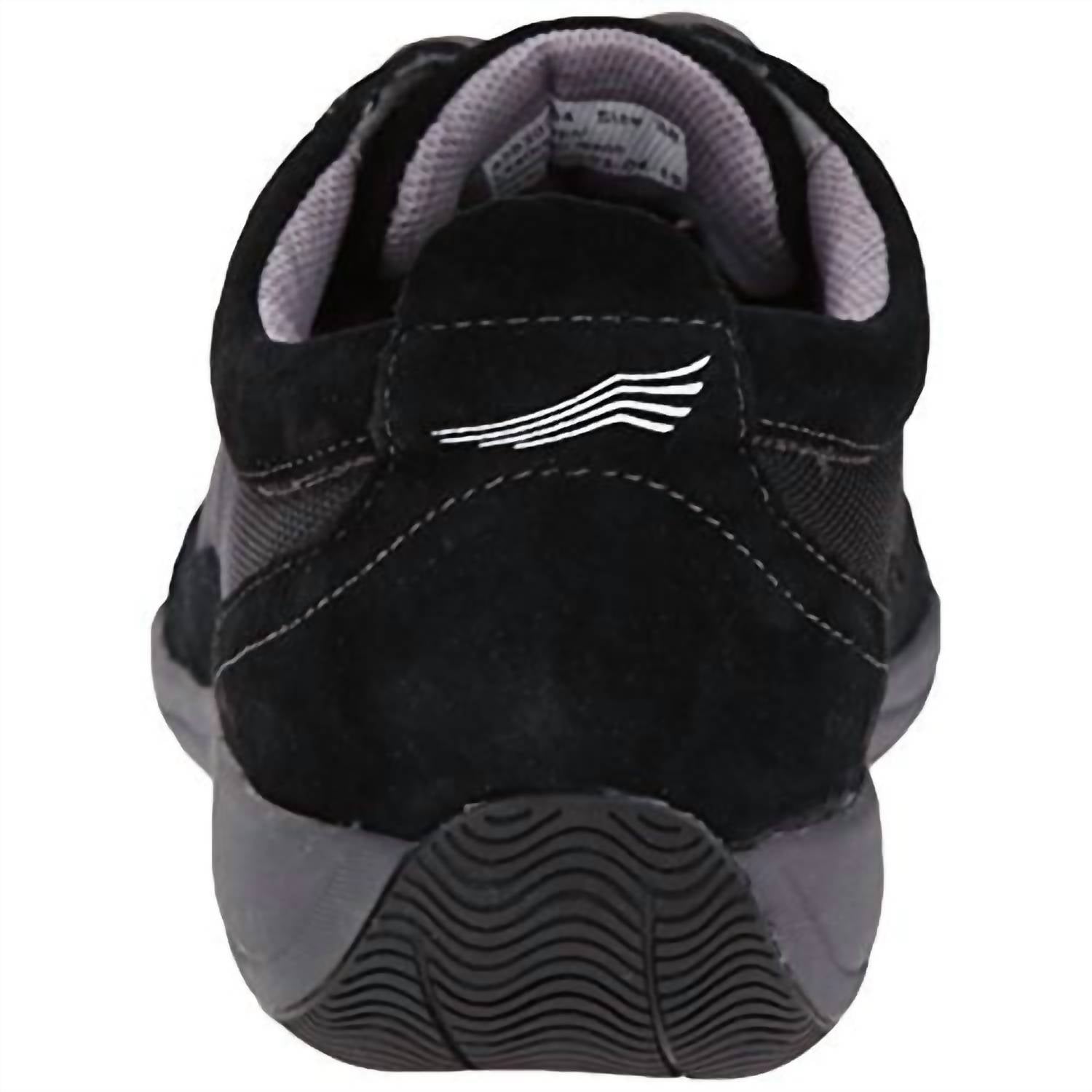 dansko Women's Helene Suede Sneaker in black white - women's sneaker - view 4