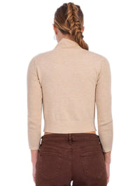 L'Agence - Kamdyn Crop Mock Neck Top