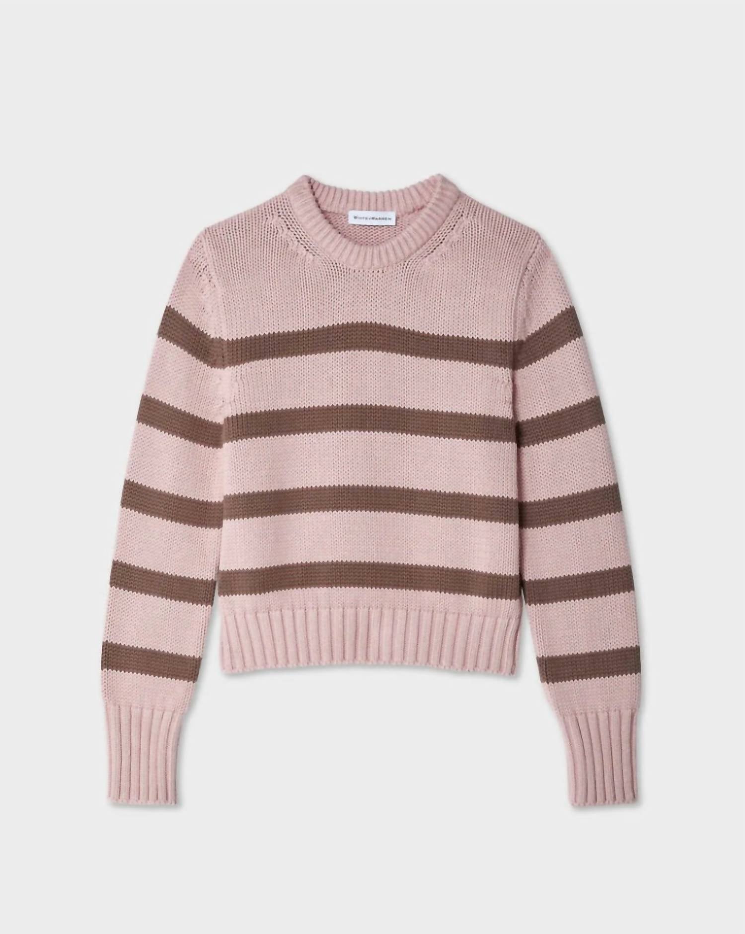 White + Warren - Organic Cotton Striped Sweater